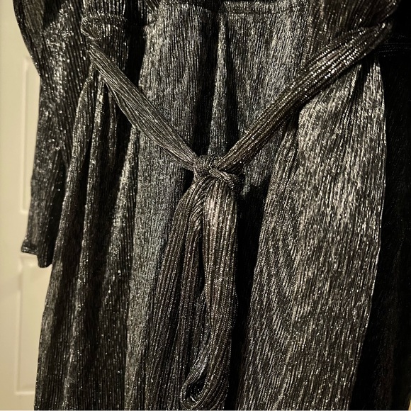 NWT Maurice’s Metallic Wrap Dress - Picture 5 of 5